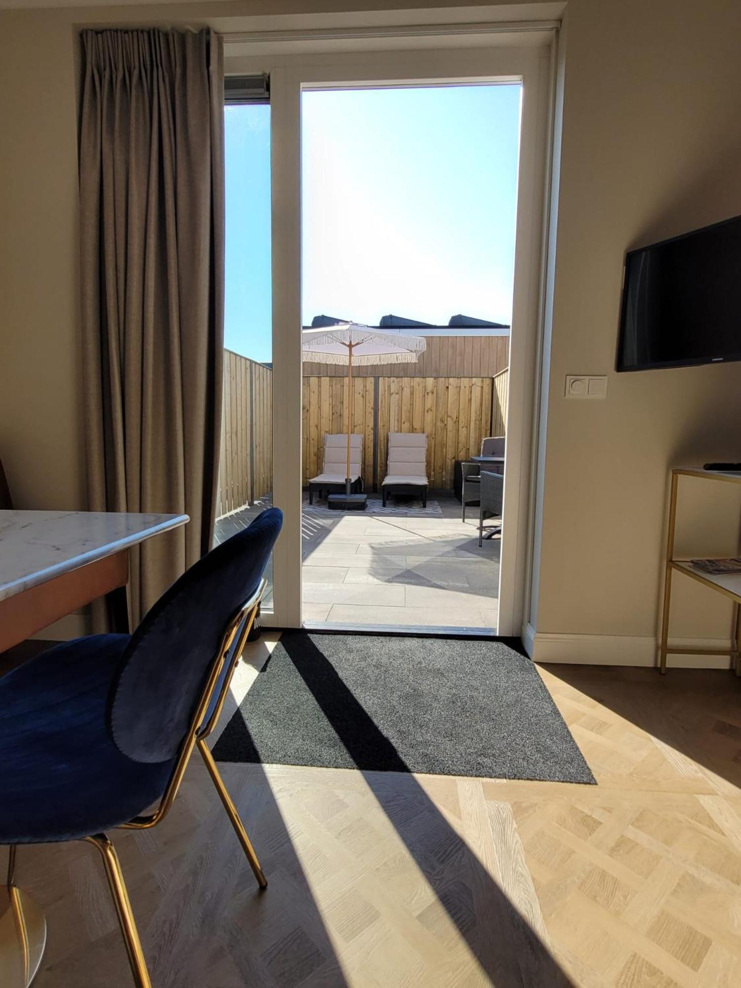 Luxe Kamer Langendam 48 Met Prive Terras Zoutelande Kültér fotó
